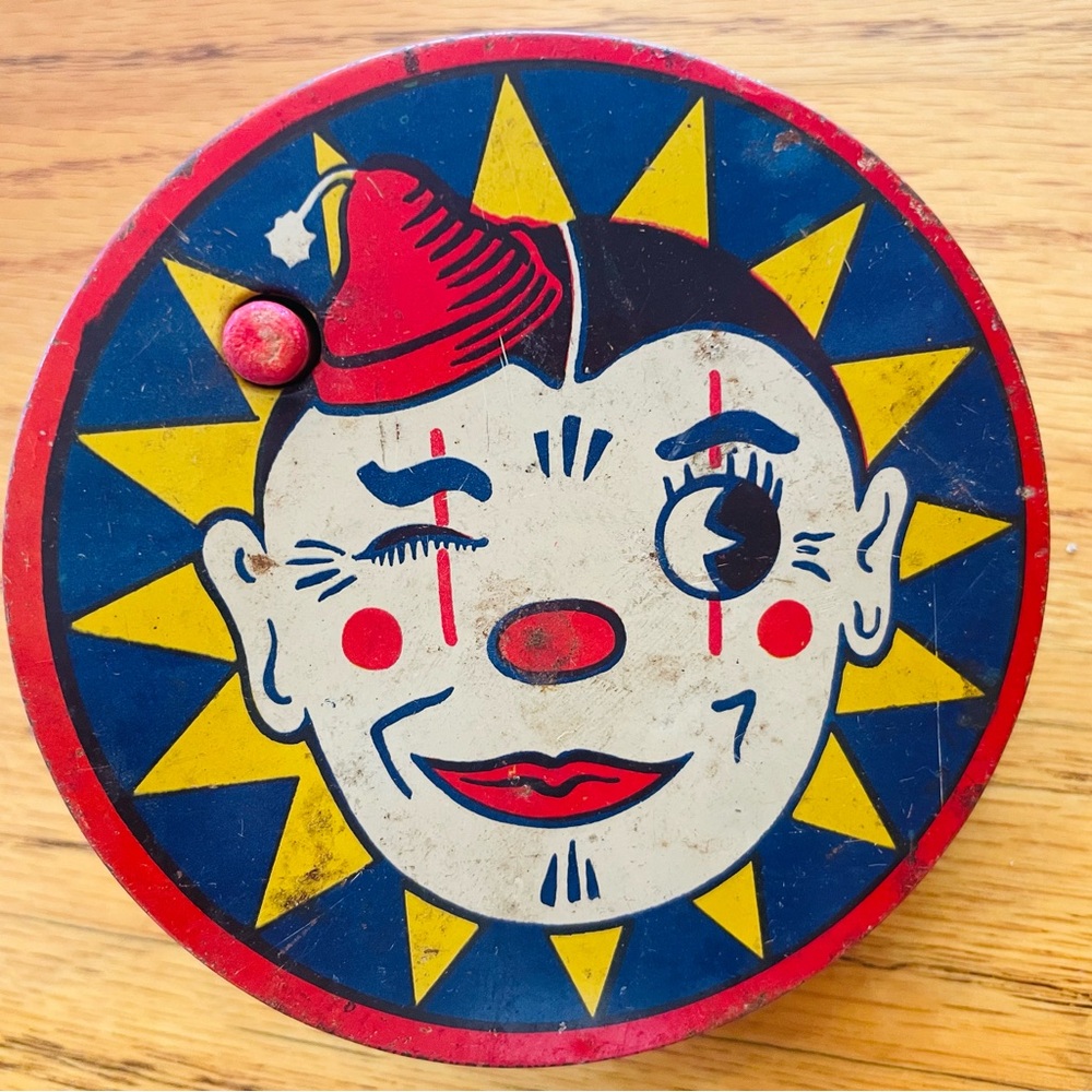 Vintage noisemakers | antique tin noisemakers